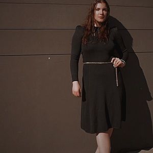 Vintage St. John Knit Dress LBD 70’s